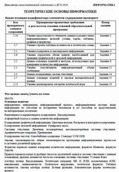 ЕГЭ 2026, Информатика, Навигатор самостоятельной подготовки, Теоретические основы информатики