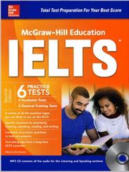 McGraw-Hill Education, IELTS, 6 practice tests, Sorrenson Monica, 2017