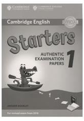 Cambridge English, starters, authentic examination papers 1, answer booklet, 2017