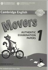 Cambridge English, movers, authentic examination papers 1, answer booklet, 2017