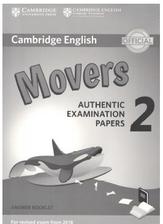 Cambridge English, movers, authentic examination papers 2, answer booklet, 2017