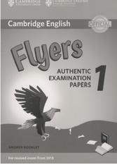 Cambridge English, flyers, authentic examination papers 1, answer booklet, 2017