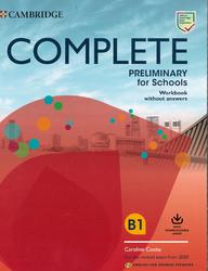 Complete Preliminary for Schools, Workbook without answers, 2019