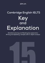 Cambridge English IELTS 15 Key and Explanation