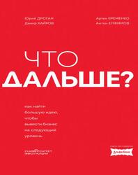 Что дальше, Как найти большую идею, чтобы вывести бизнес на следующий уровень, Дроган Ю., Хайров Д., Еременко А., Елфимов А., 2025