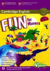 Cambridge English, fun for movers, student's book, fourth edition, Robinson A., Saxby K., 2017