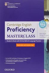 Cambridge English, proficiency masterclass, student's book, tapescript and answer key, Gude K., Duckworth M., Rogers L., 2012