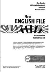 New English File, Matura Workbook, Oxenden C., Latham-Koenig C.