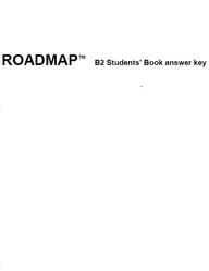 Roadmap B2, Students Book, Answer key, 2019