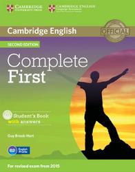 Complete First, Students Book with answers, Brook-Hart G., 2014