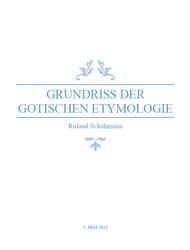 Grundriss der gotischen etymologie, Schuhmann R., 2023