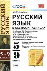 Русский язык в схемах и таблицах, 5-9 класс, Никулина М.Ю., 2015