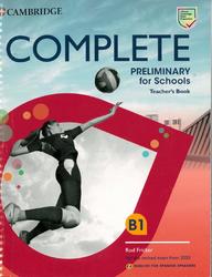 Complete, Preliminary for Schools, Teachers Book, B1, Fricker R., 2019